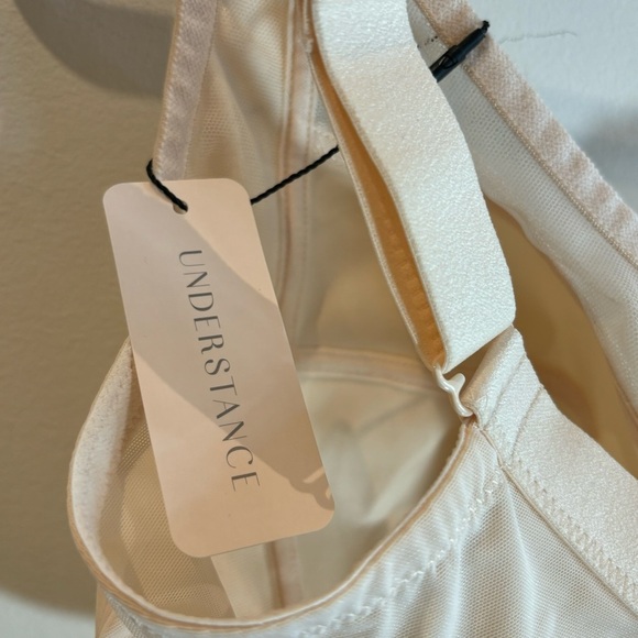 UNDERSTANCE Sz 36G Bra Spacer Air Vera Wireless Unpadded Sheer Beige NEW - Picture 7 of 9